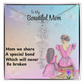 MOM YOU ARE MY ONE IN A MILLION/ FLOWER NAME NECKLACE/WITH ON DEMAND MESSAGE CARD