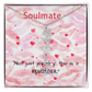 TO MY SOULMATE FLOWER NAME NECKLACE