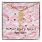 TO MY SOULMATE FLOWER NAME NECKLACE