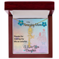 YOUR LOVE HAS SHAPED ME INTO WHO I AM TODAY/ FLOWER NAME NECKLACE/W/ON DEMAND MESSAGE CARD
