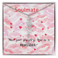 TO MY SOULMATE FLOWER NAME NECKLACE