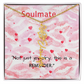 TO MY SOULMATE FLOWER NAME NECKLACE