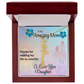 YOUR LOVE HAS SHAPED ME INTO WHO I AM TODAY/ FLOWER NAME NECKLACE/W/ON DEMAND MESSAGE CARD