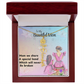 MOM YOU ARE MY ONE IN A MILLION/ FLOWER NAME NECKLACE/WITH ON DEMAND MESSAGE CARD