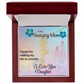 YOUR LOVE HAS SHAPED ME INTO WHO I AM TODAY/ FLOWER NAME NECKLACE/W/ON DEMAND MESSAGE CARD