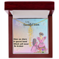 MOM YOU ARE MY ONE IN A MILLION/ FLOWER NAME NECKLACE/WITH ON DEMAND MESSAGE CARD