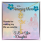 YOUR LOVE HAS SHAPED ME INTO WHO I AM TODAY/ FLOWER NAME NECKLACE/W/ON DEMAND MESSAGE CARD