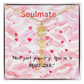 TO MY SOULMATE FLOWER NAME NECKLACE