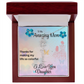 YOUR LOVE HAS SHAPED ME INTO WHO I AM TODAY/ FLOWER NAME NECKLACE/W/ON DEMAND MESSAGE CARD