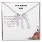 To My Amazing Mom| Multi Vertical Name Necklace (w/MC)