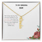 To My Amazing Mom| Multi Vertical Name Necklace (w/MC)