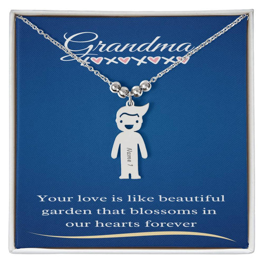 Kid Charm Necklace w/MC)