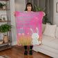 🐰✨ Cozy, Soft & Full of Love – The Perfect Easter Gift! 🎁💜" Coral Fleece 60"x 80"