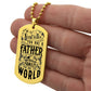 Father's Day | Engraved Dog Tag