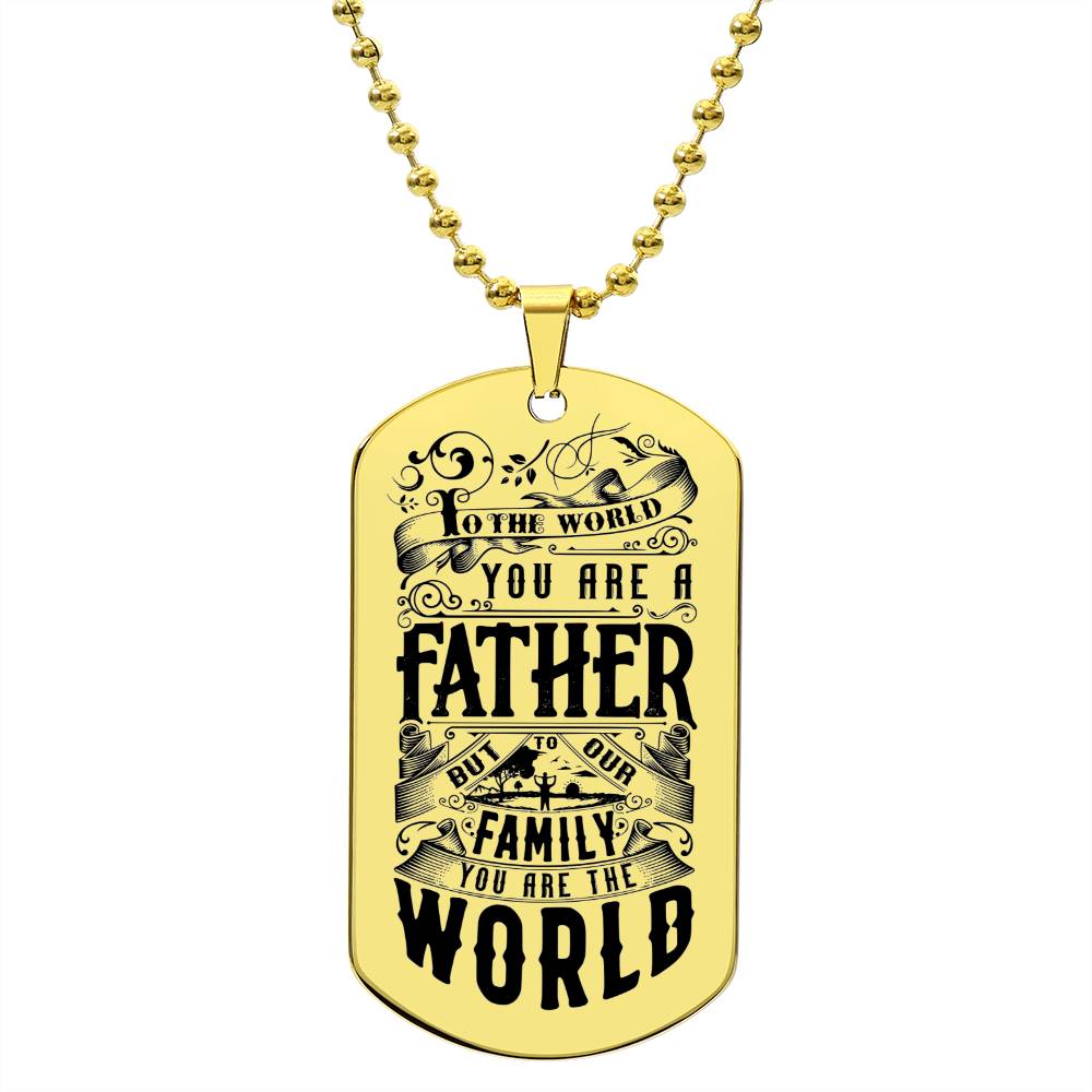 Father's Day | Engraved Dog Tag