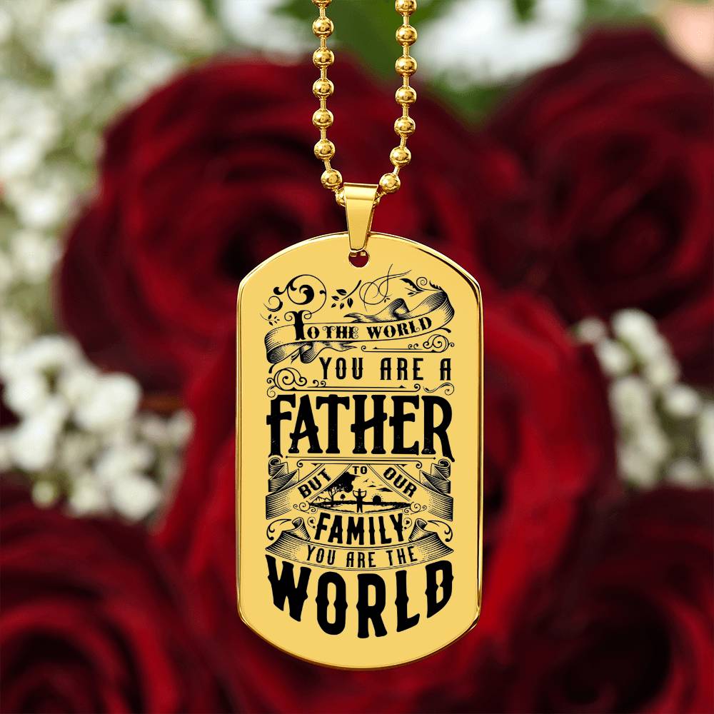 Father's Day | Engraved Dog Tag