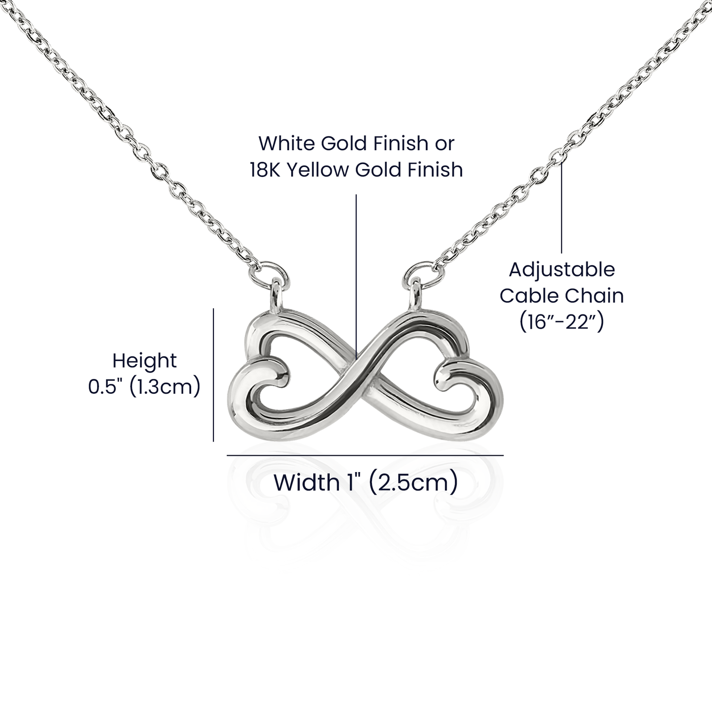 TO MY WIFE ENDLESS LOVE NECKLACE