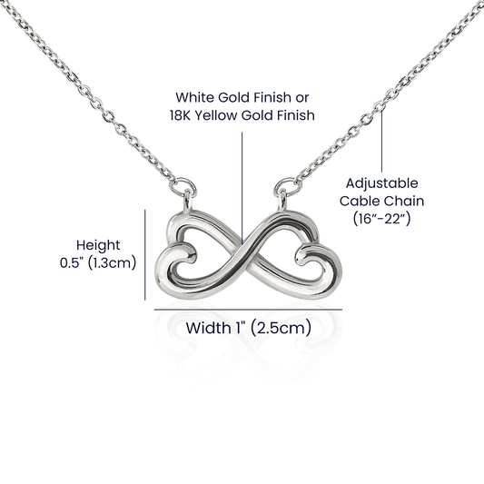 TO MY WIFE ENDLESS LOVE NECKLACE