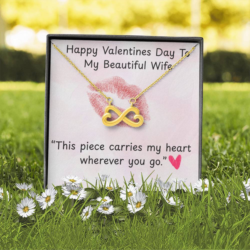 TO MY WIFE ENDLESS LOVE NECKLACE