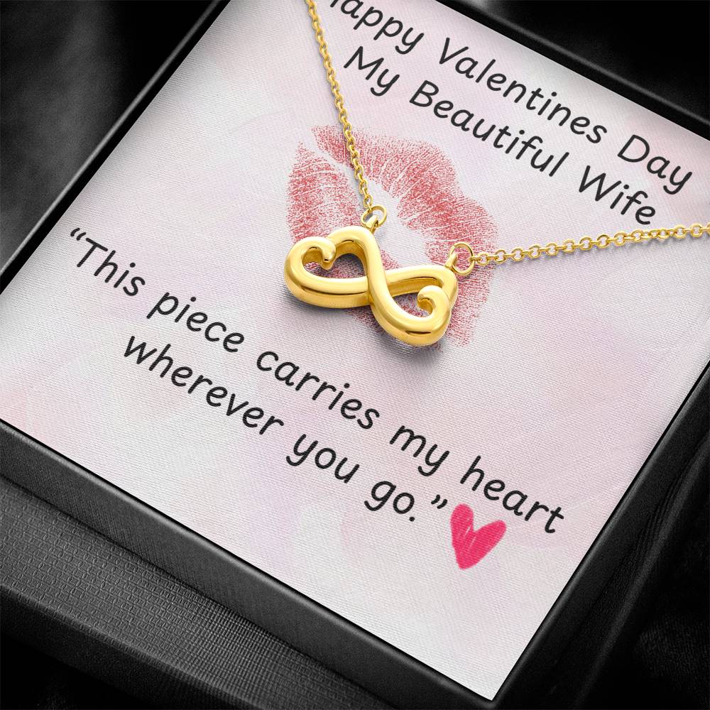 TO MY WIFE ENDLESS LOVE NECKLACE