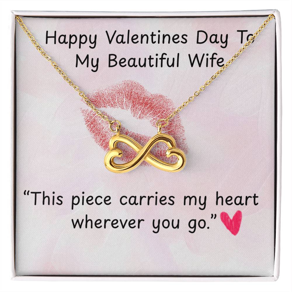 TO MY WIFE ENDLESS LOVE NECKLACE
