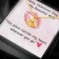 TO MY WIFE ANCHOR PENDANT NECKLACE