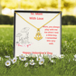 TO MY MOM ANCHOR PENDANT NECKLACE