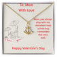TO MY MOM ANCHOR PENDANT NECKLACE