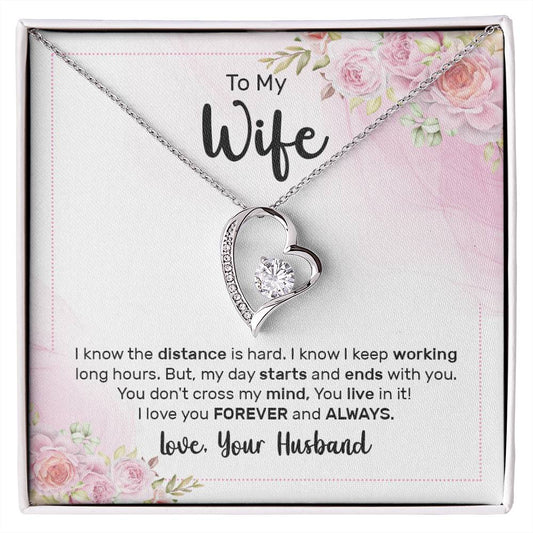 To My Wife | Personalized Forever Love Necklace