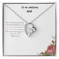 To My Amazing Mom| Forever Love Necklace With On Demand Message Card