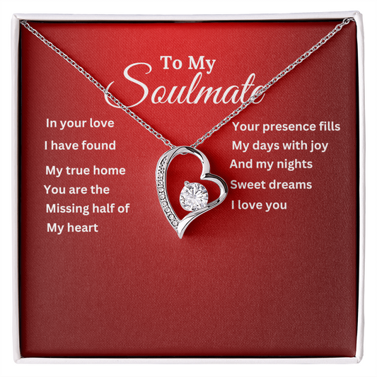 To My Soulmate On Demand Message Card