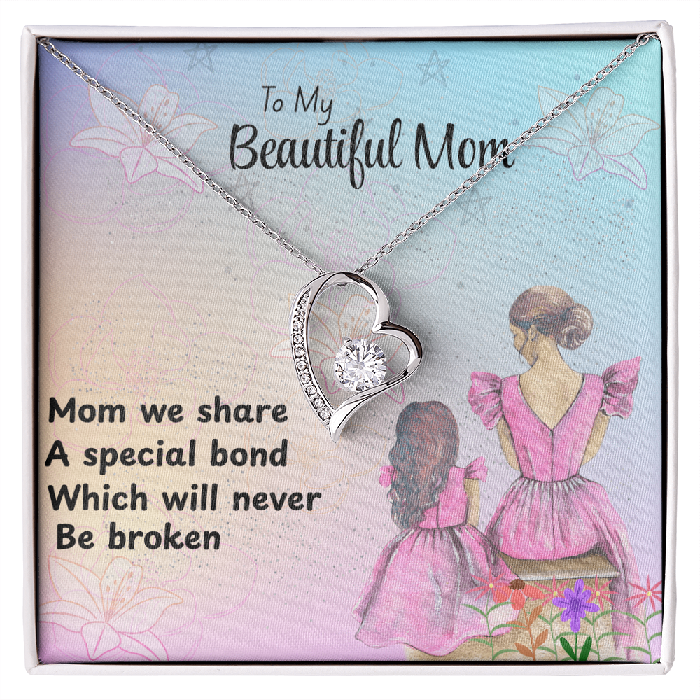 MOM YOU ARE EVERTHING/FOREVER LOVE NECKLACE/WITH ON DEMAND MESSAGE CARD