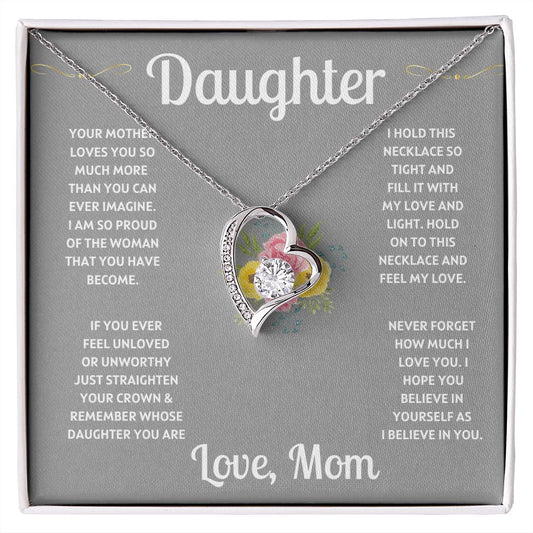 To My Daughter| Forever Love Necklace