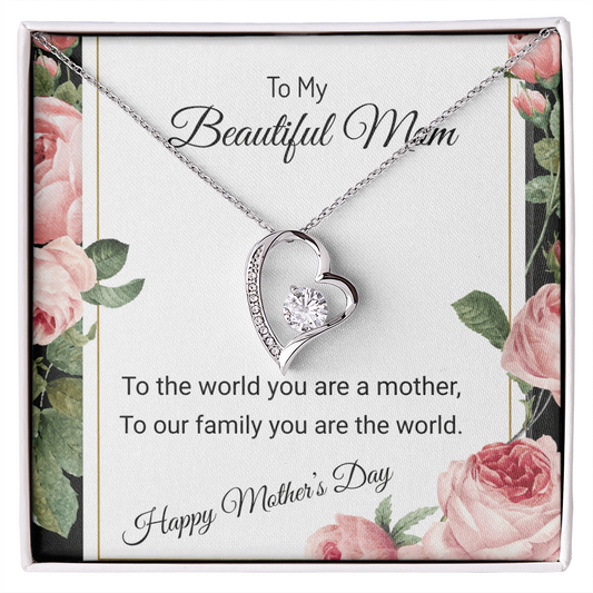 YOU TURN MY WORRY INTO HAPPINESS/FOREVER LOVE NECKLACE