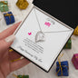To My Wife Forever Love Necklace With On Demand Message Card