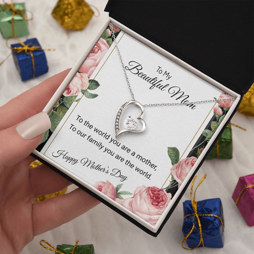 YOU TURN MY WORRY INTO HAPPINESS/FOREVER LOVE NECKLACE