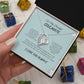 To My Beautiful Soulmate| Forever Love Necklace With On Demand Message Card