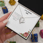To My Amazing Mom| Forever Love Necklace With On Demand Message Card
