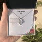 To My Amazing Mom| Forever Love Necklace With On Demand Message Card