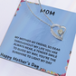 TO OUR FAMILY YOU ARE THE WORLD. FOREVER LOVE NECKLACE/ W/ON DEMAND MESSAGE CARD