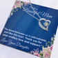 THE BOND BETWEEN US IS UNBREAKABLE/ FOREVER LOVE NECKLACE