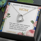 YOU ARE THE FIRST ONE THAT TAUGHT ME HOW TO LOVE/ FOREVER LOVE NECKLACE WITH ON DEMAND MESSAGE CARD