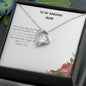To My Amazing Mom| Forever Love Necklace With On Demand Message Card