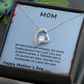 TO OUR FAMILY YOU ARE THE WORLD. FOREVER LOVE NECKLACE/ W/ON DEMAND MESSAGE CARD