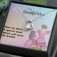 MOM YOU ARE EVERTHING/FOREVER LOVE NECKLACE/WITH ON DEMAND MESSAGE CARD