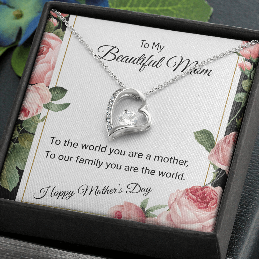 YOU TURN MY WORRY INTO HAPPINESS/FOREVER LOVE NECKLACE