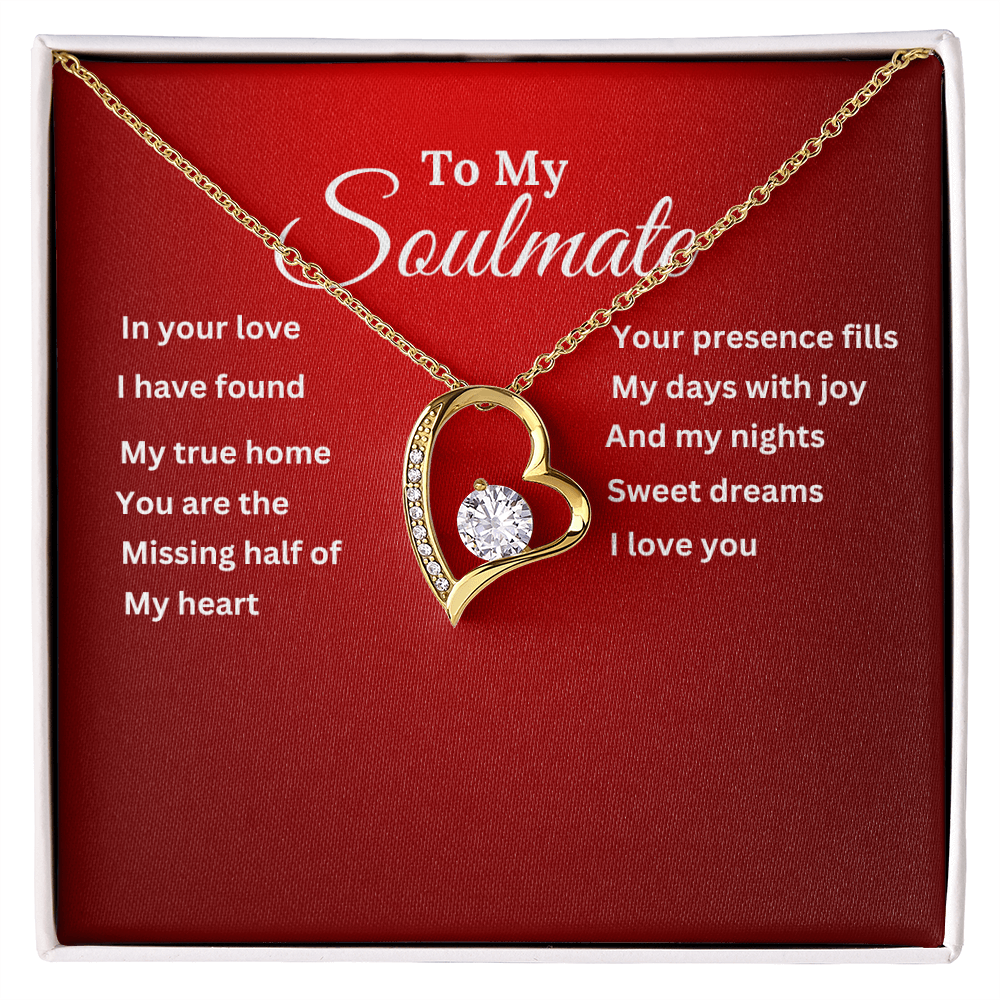 To My Soulmate On Demand Message Card