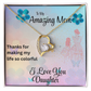 MOM YOU ARE MY FOREVER LOVE/FOREVER LOVE NECKLACE WITH ON DEMAND MESSAGE CARD