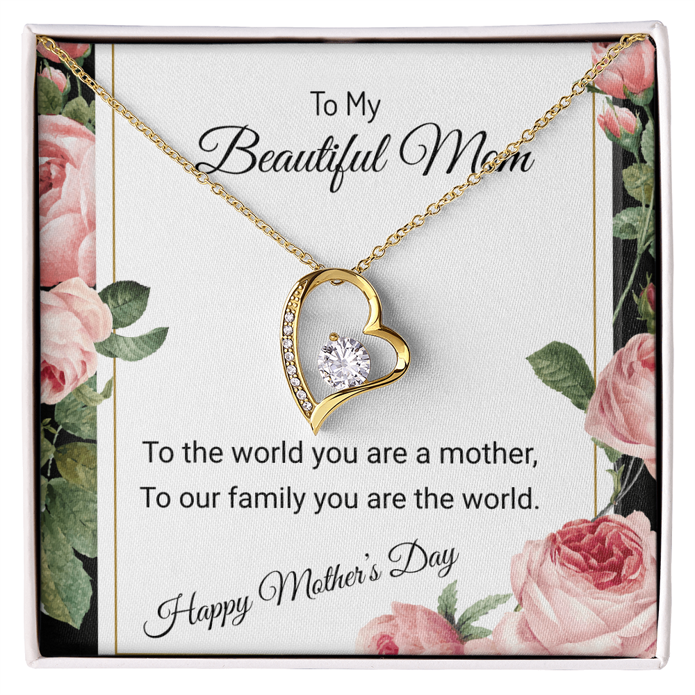 YOU TURN MY WORRY INTO HAPPINESS/FOREVER LOVE NECKLACE