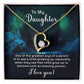 To My Daughter | Forever Love Necklace